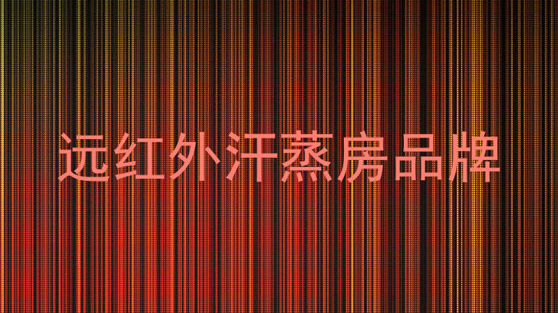 远红外汗蒸房品牌