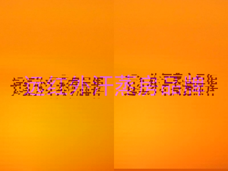 远红外汗蒸房品牌