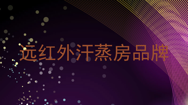 远红外汗蒸房品牌