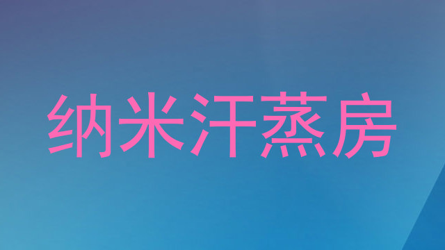 纳米汗蒸房