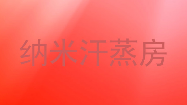 纳米汗蒸房