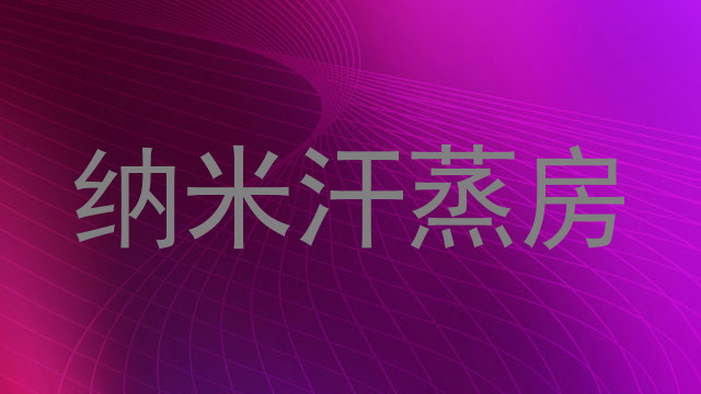 纳米汗蒸房