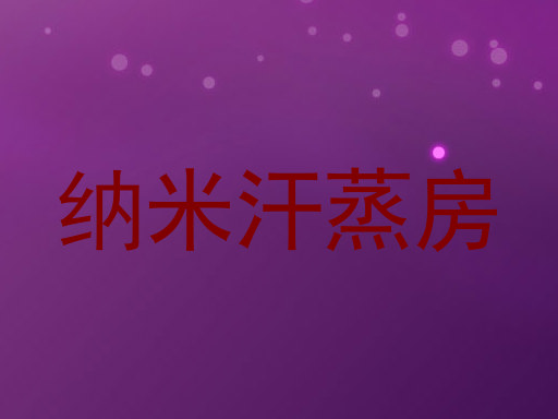纳米汗蒸房