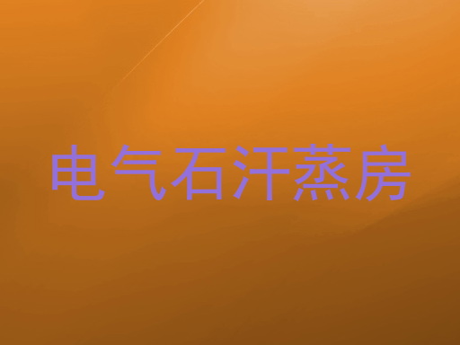 电气石汗蒸房
