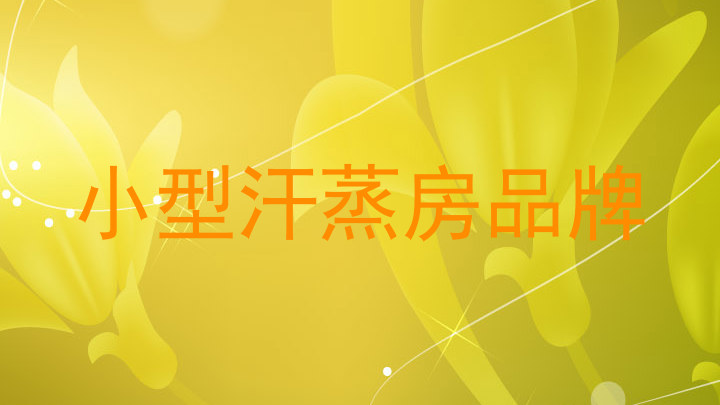 小型汗蒸房品牌