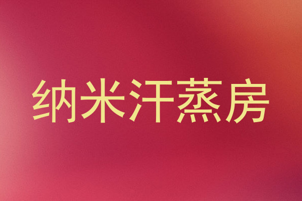 纳米汗蒸房
