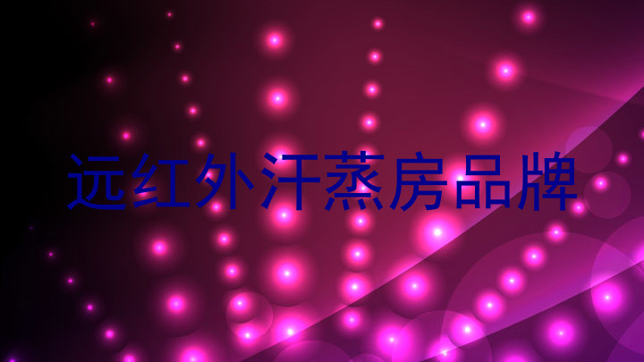 远红外汗蒸房品牌