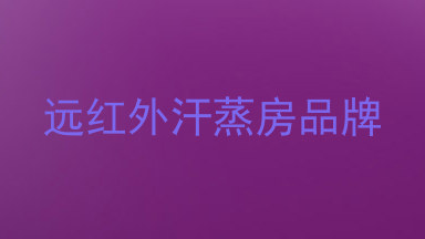 远红外汗蒸房品牌