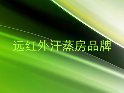 远红外汗蒸房品牌