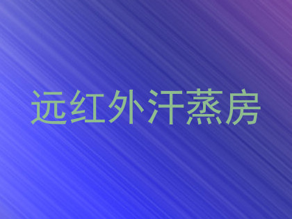 远红外汗蒸房