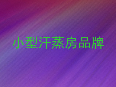 小型汗蒸房品牌