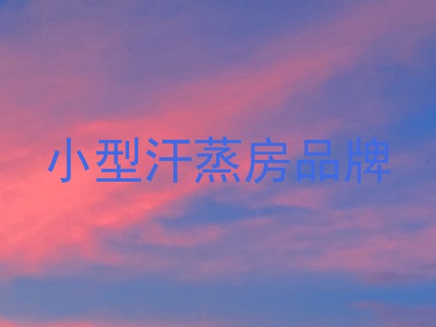 小型汗蒸房品牌