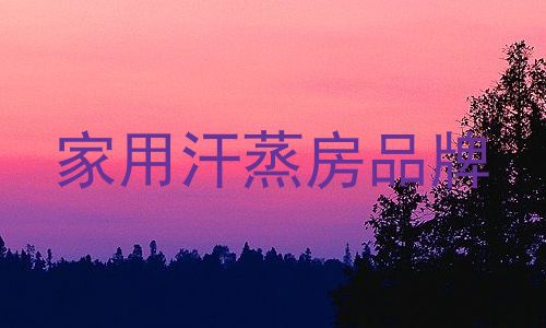 家用汗蒸房品牌