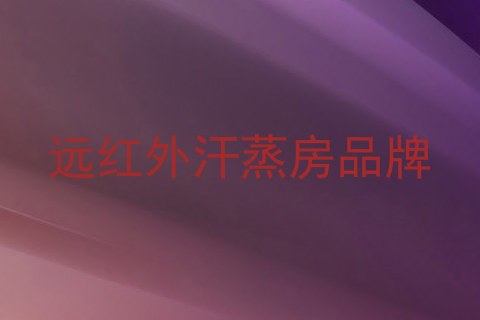 远红外汗蒸房品牌