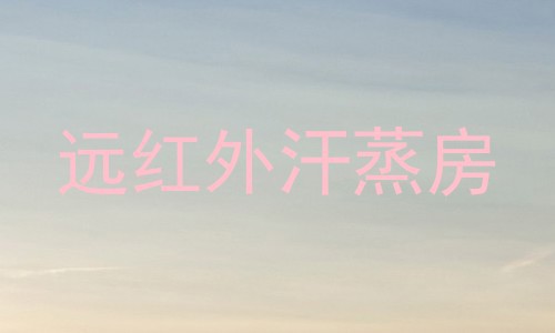 远红外汗蒸房