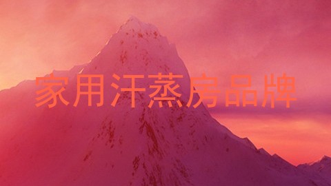 家用汗蒸房品牌