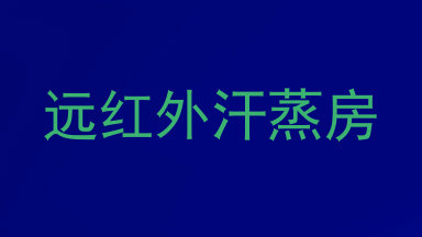 远红外汗蒸房