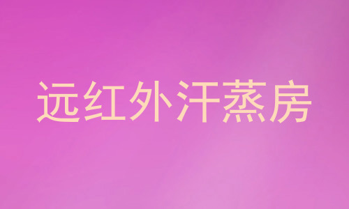 远红外汗蒸房