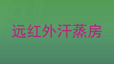 远红外汗蒸房