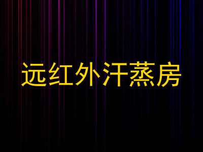 远红外汗蒸房
