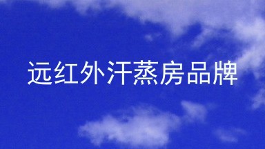 远红外汗蒸房品牌