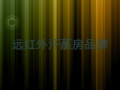 远红外汗蒸房品牌