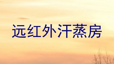 远红外汗蒸房