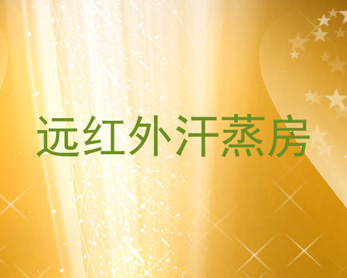 远红外汗蒸房