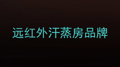 远红外汗蒸房品牌