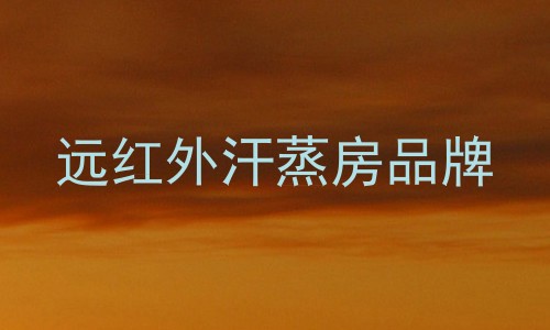 远红外汗蒸房品牌