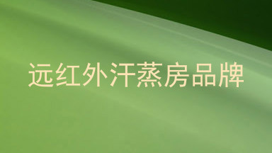 远红外汗蒸房品牌