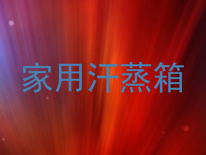 家用汗蒸箱