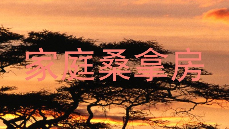 家庭桑拿房