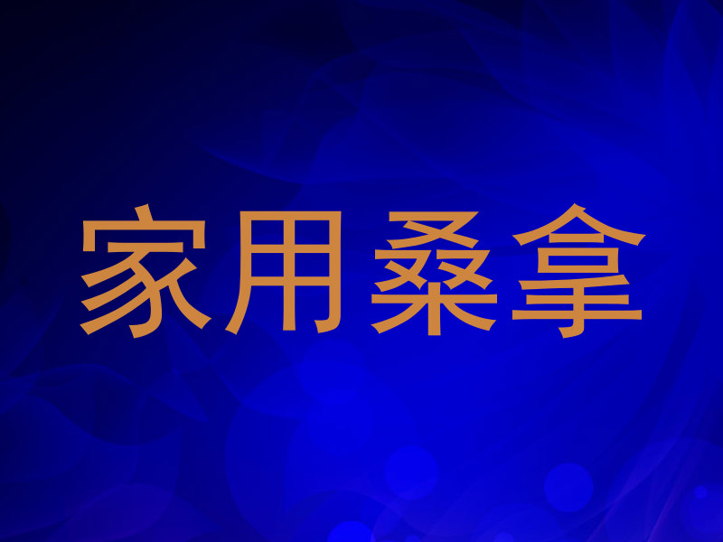 家用桑拿