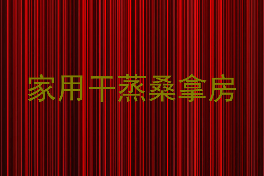 家用干蒸桑拿房