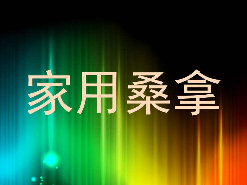 家用桑拿