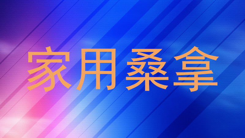 家用桑拿