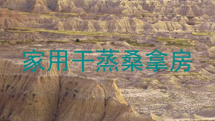 家用干蒸桑拿房