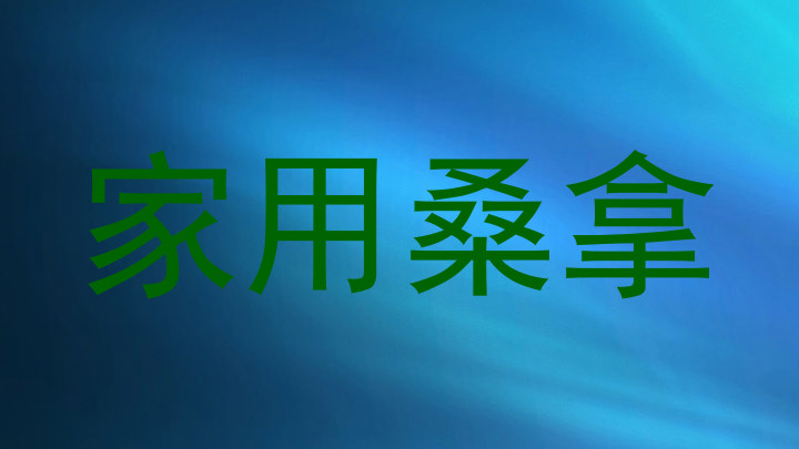 家用桑拿