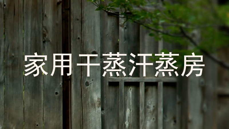 家用干蒸汗蒸房