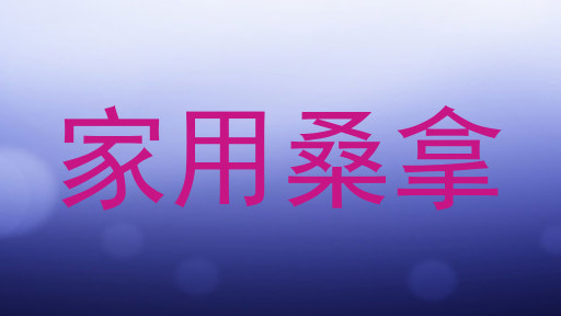 家用桑拿