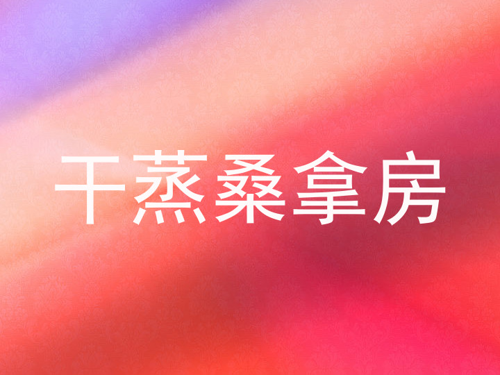 干蒸桑拿房