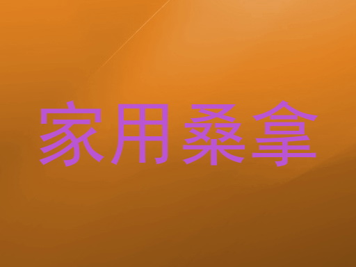 家用桑拿