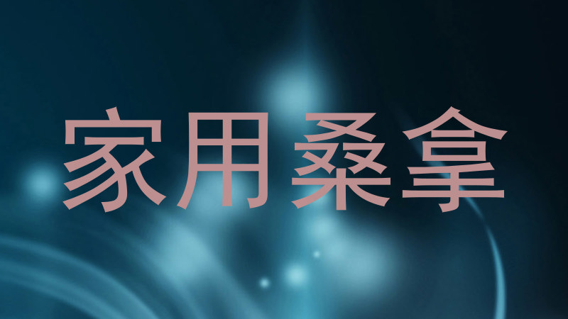 家用桑拿