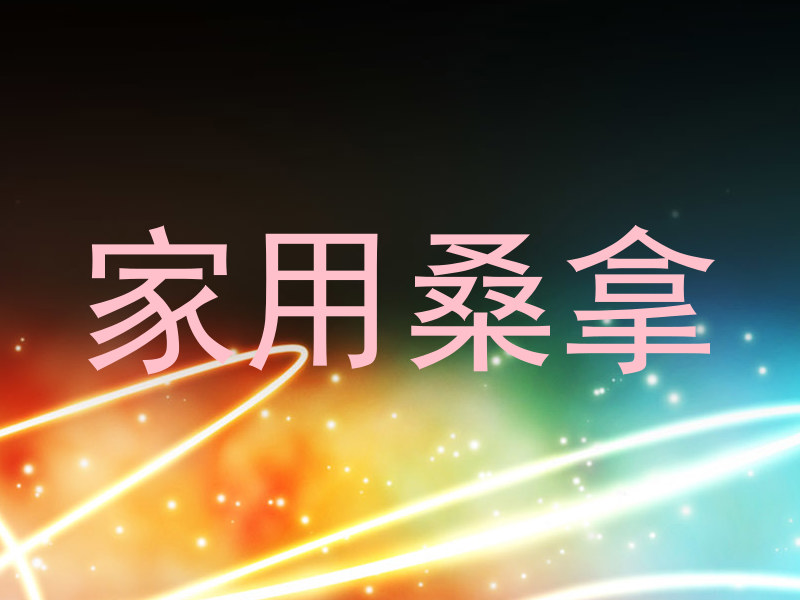 家用桑拿