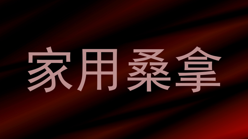 家用桑拿