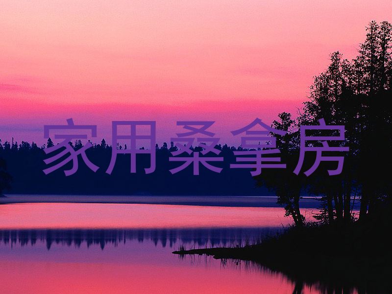 家用桑拿房