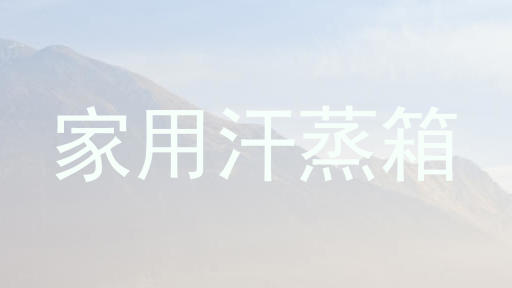 家用汗蒸箱