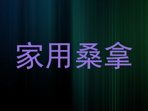 家用桑拿