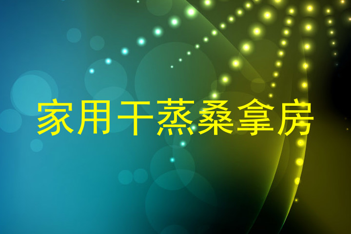家用干蒸桑拿房
